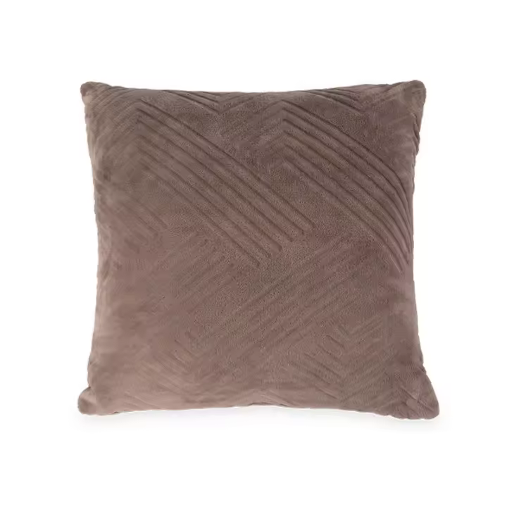 MEVAK LIVING - Funda de cojín sedalina con relieve a rayas - 1