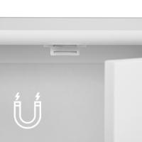 Armario de Pared para Baño, Armario Colgante, Armario de Almacenamiento con Estante Ajustable, Puertas de Doble Persiana y Estante Abierto, 20 x 60 x 70 cm, Blanco BBC27WT - details 5