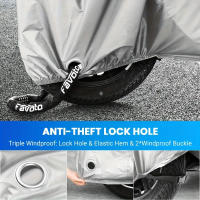 Cubierta Para Motocicleta Impermeable a Todas Las Estaciones Protección UV Y Antipolvo Tejido Resistente Al Desgaste Cubierta Para Motocicleta Motorbike Outdoor Indoor Scooter - details 4