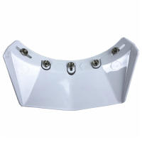 Visera Universal Para Casco De Motocicleta Con 5 Snap Pantalón De Bocina Y Escudo De Viento Tamaño Approx 25x22cm - details 12