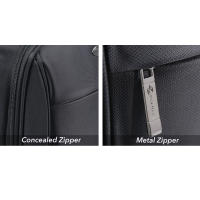 Mochila de gran capacidad resistente con diseño de cremallera oculta y bolsillos laterales de malla mochila de viaje ideal para escuela trabajo y deportes mochila ligera y duradera para hombres y mujeres - details 2