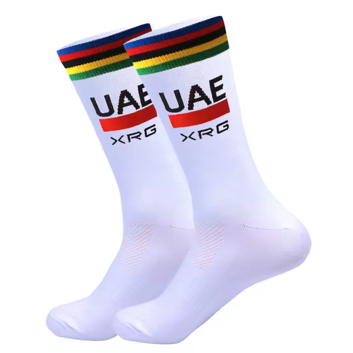 Calcetines De Fútbol INEOS Team Para Hombres Y Mujeres 2025 Blancos Antideslizantes Media Caña De Pierna Para Ciclismo Y Running - 1