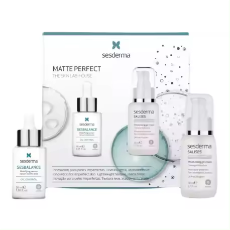 SESDERMA MATTE PERFECT SESBALANCE SERUM MATIFICANTE 30 ML + SALISES CREMA GEL HIDRATANTE 50 ML - 1