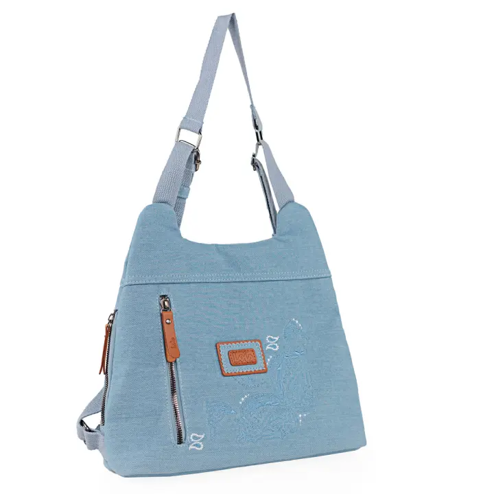 Bolsos Mochila Para Mujer, Mochilas Mujer Casual, Mochila Mujer Pequeña, Bolso Mochila Mujer Antirrobo, Mochila Azul Mujer. Mochila Lois - 1