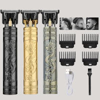 T9 Afeitadora Eléctrica USB Para Hombres Recortadora De Pelo Recargable Trimmer De Barba Barbería Corte Rápido Tiempo De Uso 45 Mins - details 6