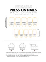 24PCS Uñas Postizas Presionadas Cortas Almendra Rosa Alto Saténtate Gradiente Uñas Glitceadas Veraniegas Hechas Mano Para Fiesta - details 35