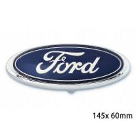 Emblema delantero y trasero ovalado azul/cromado de 145 x 60 mm para Ford Focus Mondeo Transit - details 2