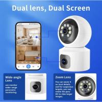 Cámara IP V380 pro Con Doble Lente Visión Nocturna Vigilancia Infantil Inalámbrica 4G Alarma De Movimiento AI Detectar Humanos Seguridad CCTV Doméstico - details 4