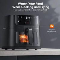 OstarkDom Freidora sin Aceite 5L/6L, Freidora de aire caliente, 5 L, Regulable hasta 200 ° C, Temporizador 30 minutos, Apagado automático, 1400W - details 1