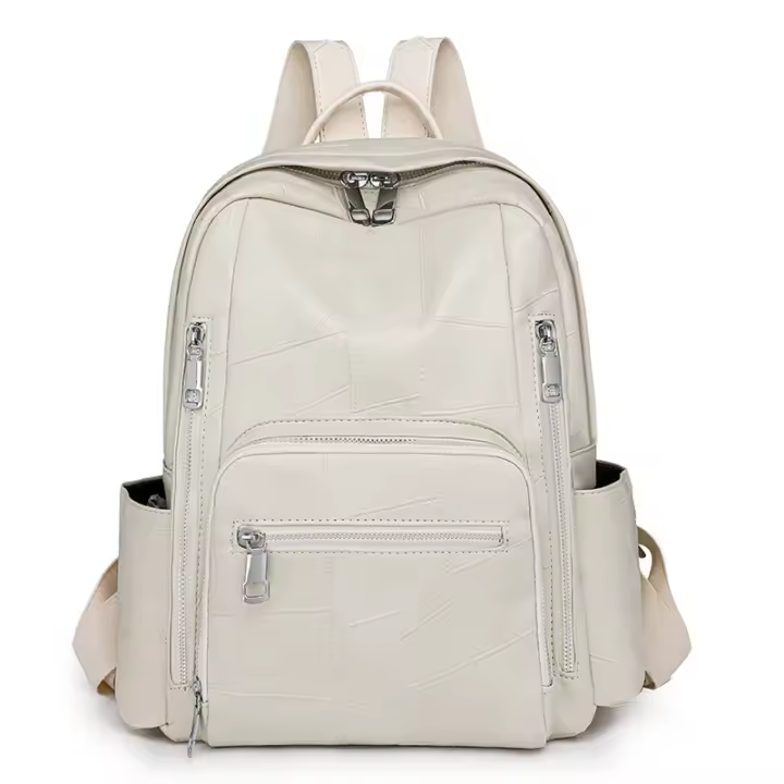 Mochila para mujer,Mochila Antirrobo Mujer Casual Mujer,Cuero PU Bolso Casual,para Viaje Escuela Universidad Compras y Trabajo - 1