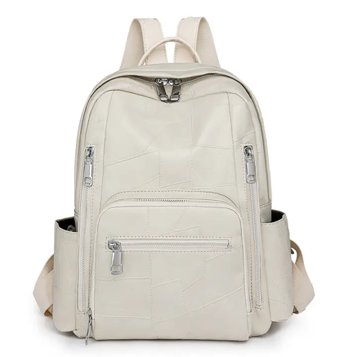 Mochila para mujer,Mochila Antirrobo Mujer Casual Mujer,Cuero PU Bolso Casual,para Viaje Escuela Universidad Compras y Trabajo - 1