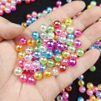 100pcs Perlas De Acrílico Imitación Con Agujero 6/8/10mm Colores Aleatorios AB Para DIY Joyería Hecha a Mano - details 14
