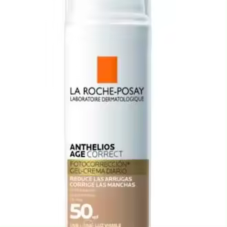La Roche-Posay Anthelios Age Correct SPF50 Diario con Color - Fotoprotector antiedad con activos correctores dermatológicos y antioxidantes - 1
