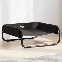 vidaXL Cama elevada para perros tela oxford y acero gris antracita Dimensiones 57 x 57 x 24 cm, 85 x 85 x 33 cm, 70 x 70 x 28.5 cm - details 0