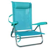 Silla Tumbona plegable de playa 5-7 Posiciónes diferentes colores, con estructura de aluminio y tejido textilen, transpirable y fresco - Maxia Market - details 0