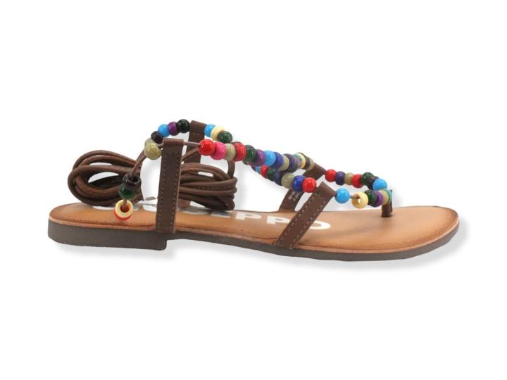 GIOSEPPO Damen Flipflops Regenbogen – Mit Keilabsatz, Anatomischem Fußbett & Leichter Sohle – Bequeme Sommerschuhe