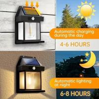 Lámpara Solar Para Jardín Luz Exterior Impermeable Decoración De Navidad LED Con Sensor De Luz Solar Iluminación De Decoración - details 4