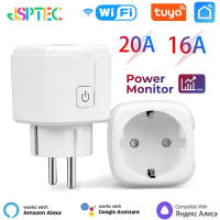 Enchufe Inteligente Tuya EU16A/20A Con Monitoreo De Energía WiFi Control Remoto Por Smart Life APP Compatible Con Google Assistant Y Alexa - details 7