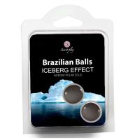 Brazilian Balls Efecto Frío Pack De 2 o 6 Unidades Bolas Brasileñas Secret Play Cold Effect Iceberg Intense Polar Cold Ideales Para Masajes Y Preliminares Aptas Para Sexo Anal Y Vaginal No Compatibles Con Preservativos De Látex Base De Aceite - details 2
