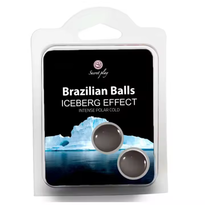 Brazilian Balls Efecto Frío Pack De 2 o 6 Unidades Bolas Brasileñas Secret Play Cold Effect Iceberg Intense Polar Cold Ideales Para Masajes Y Preliminares Aptas Para Sexo Anal Y Vaginal No Compatibles Con Preservativos De Látex Base De Aceite - 1