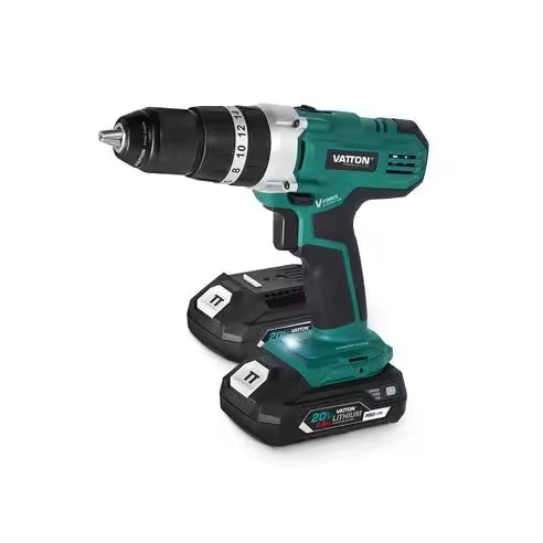 Taladro percutor vatton 20v 2 baterías 2.0 ah - 1