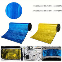 Almohadillas De Aislamiento Térmico Y Acústico Autoadhesivas De Espuma De Aluminio Para Capó De Coche Aislamiento Térmico Y Acústico Para Vehículo - details 0