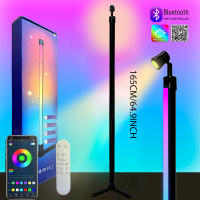 Lámpara De Piso Inteligente RGB LED Con Control De Atardecer Y Sincronización De Música Cambio De Color Luz De Ambiente Para Escritorio Decoración De Navidad - details 10