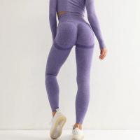 Leggings Deportivos Sin Costuras Para Mujer Cintura Alta Elástica Sólida Yoga Gimnasio Entrenamiento Pantalones De Correr Accesorios De Gimnasio - details 17
