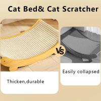 Tablero De Rasguñado Para Gatos Sisal Resistente Al Desgaste Juguete Para Moler Uñas Asiento Reclinable Para Mascotas Y Gatos Jovenes - details 3