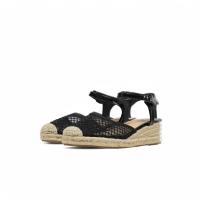 Sandalias de cuña baja con encaje de brillos yz24-054 - details 2
