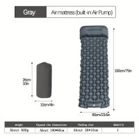 Colchón Inflable Para Camping Al Aire Libre Con Cojines Matrícula Ultraligera Con Bomba De Inflado Integrada Para Senderismo - details 3