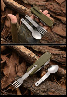 Juego De Utensilios De Acero Inoxidable 7 En 1 Multifuncional Para Actividades Al Aire Libre Ideal Para Picnics Camping Senderismo Y Viajes - details 0