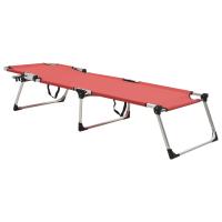 vidaXL Tumbona senior extra alta plegable aluminio Azul, Negro, Rojo Sillas de Exterior Ideal para jardín, playa, piscina, terraza Tumbona Piscina Tumbonas Playa Tumbonas Jardín Exterior - details 2