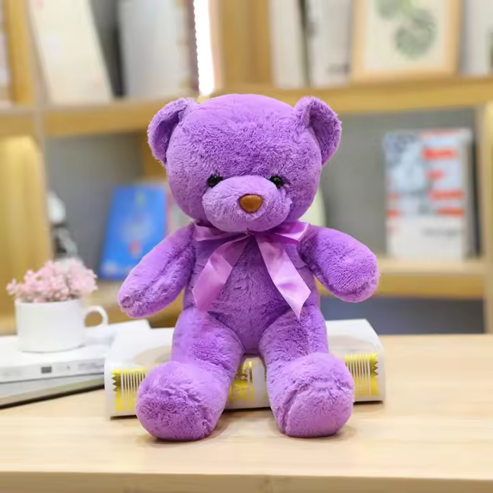 Oso De Peluche Grande 30cm En 16 Estilos Rosa Gris Blanco Suave Muñeco De Peluche Juguetes Para Niños Y Niñas Regalo De Cumpleaños - 1