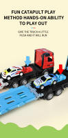 Camión De Carriles Plegables Con 12 Pequeños Coches De Aleación Inercia 80CM Catapult Coche Con Caja De Desplazamiento Juguetes Para Niños Regalo De Navidad - details 4