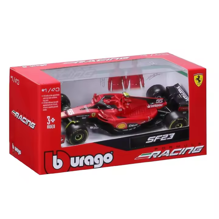 Burago 1:43 F1 2023 Ferrari SF-23 Sainz (78049) - 1