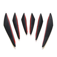 6Pcs Difusor De Parachoques Delantero Para Coche Splitter Fins Spoiler Canards Valence Accesorios De Exterior Universal ABS - details 6
