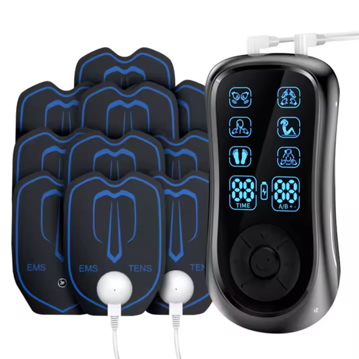 Masajeador Eléctrico Profesional De 6 Modos EMS Estimulación Muscular Physiotherapy Máquina De Unidad Tens Masajeador Corporal Full Pulse - 1