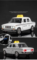 Modelo De Coche De Aleación De Simulación Alta LADA TAXI Rusa 1:18 Con Sonido Y Luz Juguete Metálico Para Niños Regalo - details 4