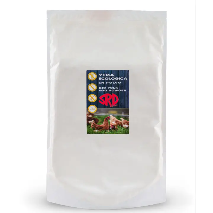 SERMAND Yema de Huevo en Polvo Ecológica (2 kg)  Yemas de Huevo en Polvo Ecológicas  Huevos Pasteurizados  Sin Aditivos  Productos Sin Lactosa  Presentación en Bolsa al Vacío - 1