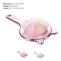 Cepillo de Pelo Infantil, Cepillo de Pelo para Adultos Acolchado con Diseño de Gato.Cepillo Tamaño Mini para Bolso o Neceser. Cepillo de Pelo Portátil. - details 0