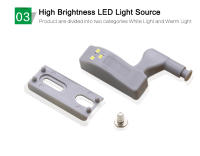 Lámparas LED Para Gabinete Interior 10pcs Luz Sensorial De Armario Universal Para Dormitorio Cocina Armario No Es Dimmable Material ABS Fuente De Alimentación Batería Seca - details 8