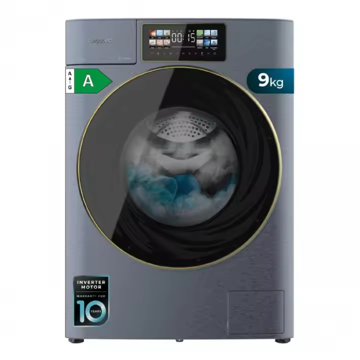 Cecotec Lavadora autodosis Bolero DressCode 9950 Autodose Inverter 3D Ice Blue A - 1