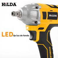 Llave De Impacto Eléctrica HILDA Sin Cable Motor De Alta Velocidad Versátil Con Boquilla De 1/2 Para Batería Makita Herramienta De Reparación Doméstica - details 2