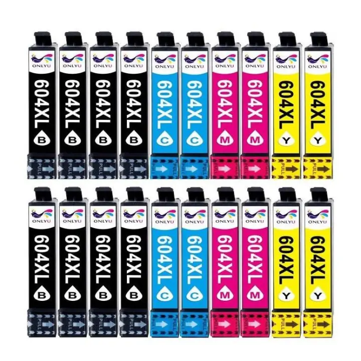 20 cartuchos compatibles para Epson 604XL XP2200 XP2205 XP4200 WF2950 WF2935 XP3200 XP3205 XP4205 WF2930 WF2910 XL - 1
