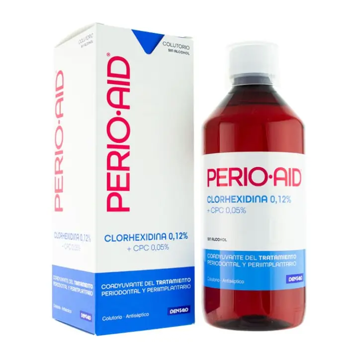 Perio Aid Colutorio Perio-aid Clorhexidina 0.12% + CPC 0.05% 500ml - Enjuague Bucal - 1