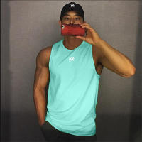Camiseta De Gimnasio Para Hombres 2024 Camiseta Sin Mangas De Fitness Transpirable Malla Deporte Vestido De Verano Ropa Interior Correr - details 3