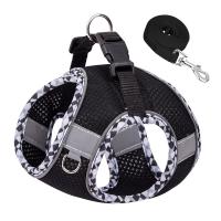 Harnés Para Perros De Correa Reflectante Y Transpirable Ajustable Ropa De Vestir Para Paseos Al Aire Libre Material De Poliéster - details 1