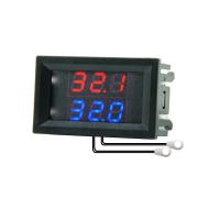 Termómetro Digital Doble Pantalla NTC Protección Metálica Impermeable Precisión Alta Para Tablero DC 4-28V Medidor De Temperatura - details 7