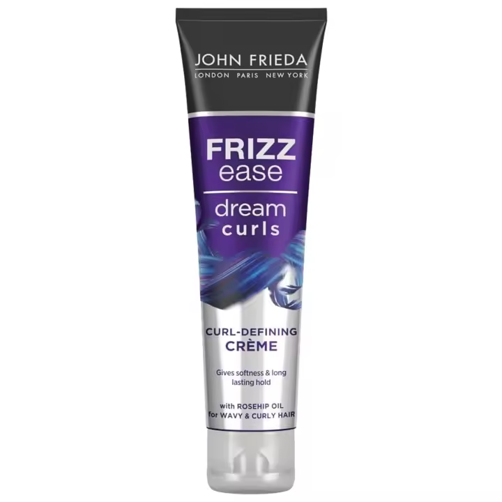 JOHN FRIEDA - Crema Definidora Rizos Dream Curls 150 ml, Uso Diario Para Rizos Definidos, Perfectos e Hidratados, Aporta Suavidad Táctil y Brillo, Sujeción Duradera - 1